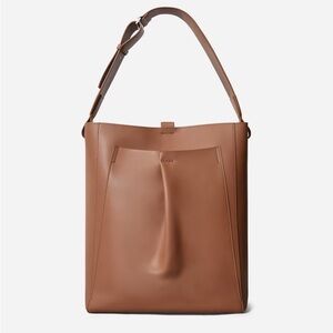 Everlane The Studio Tote bag cognac
